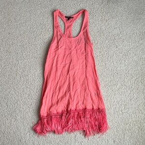 Victoria's Secret Coral Fringe Coverup